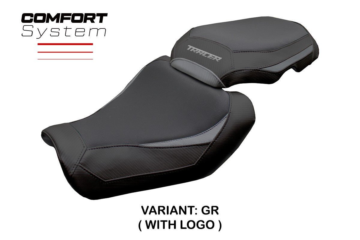 Funda de asiento Yamaha Tracer 9 / 9 GT 2025 Tappezzeria Italia TPZ Comfort Gris Negro