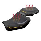 Yamaha Tracer 9 / 9 GT 2025 Seat Cover Tappezzeria Italia TPZ Heating Comfort Grey Gold