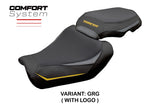 Funda de asiento Yamaha Tracer 9 / 9 GT 2025 Tappezzeria Italia TPZ Comfort Gris Dorado Negro