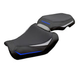Funda de asiento Yamaha Tracer 9 / 9 GT 2025 Tappezzeria Italia TPZ Comfort Plata Azul Negro