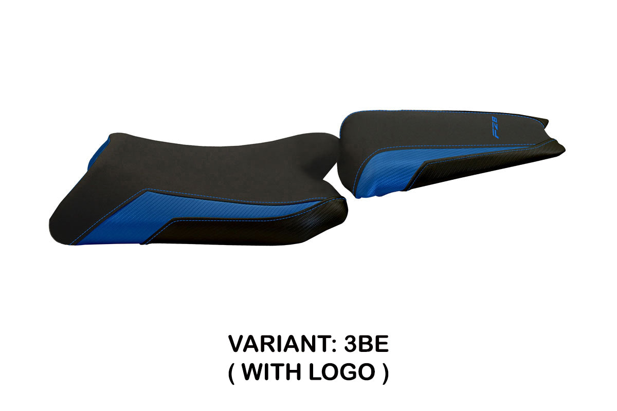 Yamaha FZ8 2010-2016 Seat Cover Tappezzeria Italia TPZ in Blue and Black