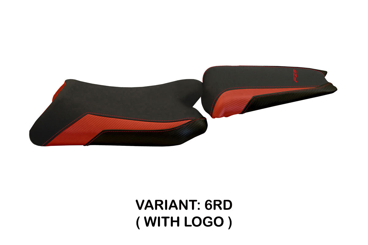 Yamaha FZ8 2010-2016 Seat Cover Tappezzeria Italia TPZ in Red and Black