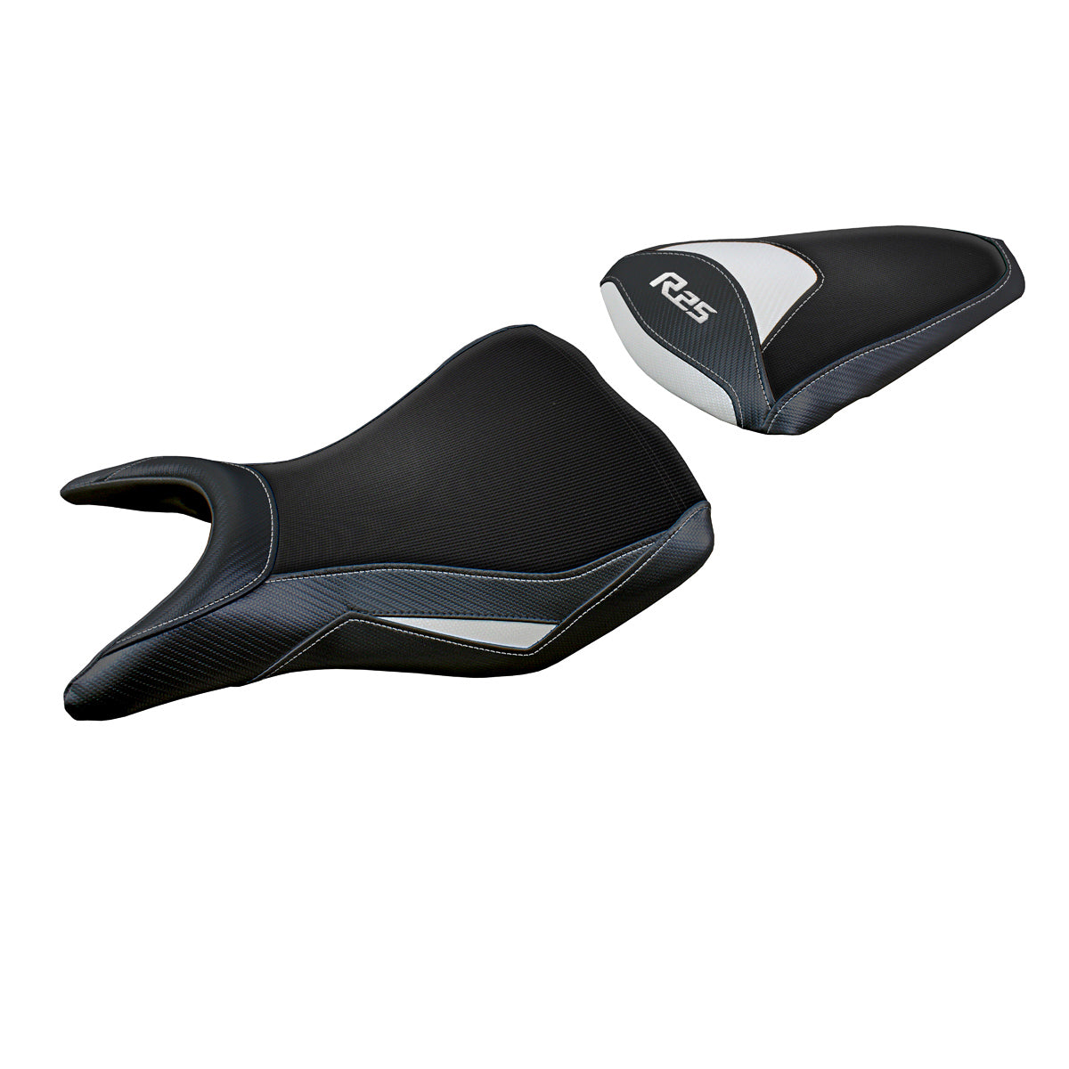Yamaha YZF R25 2014-2020 Seat Cover Tappezzeria Italia TPZ in White