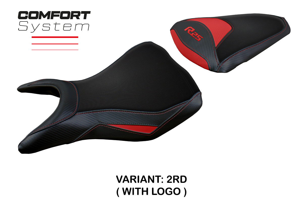 Yamaha YZF R25 2014-2020 Seat Cover Tappezzeria Italia TPZ Comfort in Red