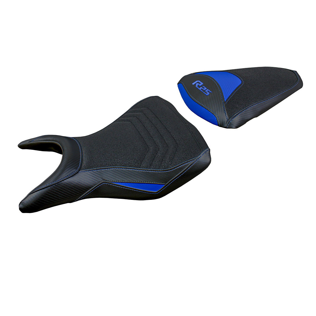 Yamaha YZF R25 2014-2020 Seat Cover Tappezzeria Italia TPZ Ultragrip in Blue