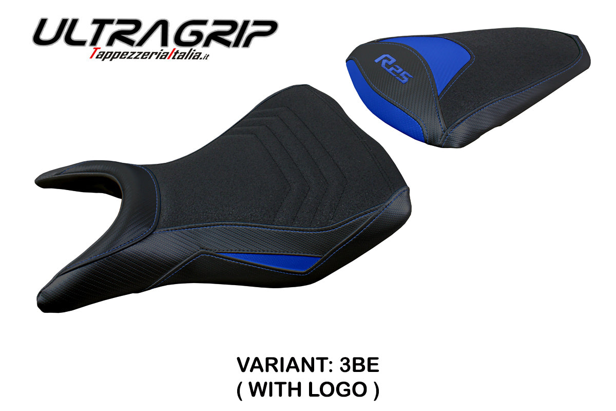 Yamaha YZF R25 2014-2020 Seat Cover Tappezzeria Italia TPZ Ultragrip in Blue