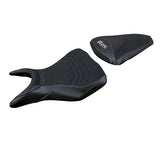 Funda de asiento Yamaha YZF R25 2014-2020 Tappezzeria Italia TPZ Ultragrip en negro