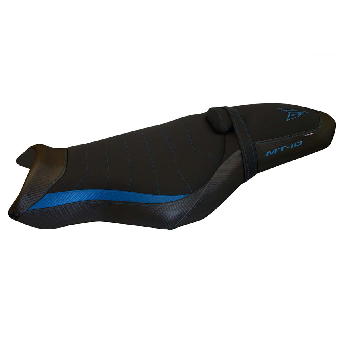 Funda de asiento Yamaha MT-10 FZ10 2017-2025 Tappezzeria Italia TPZ Comfort en azul