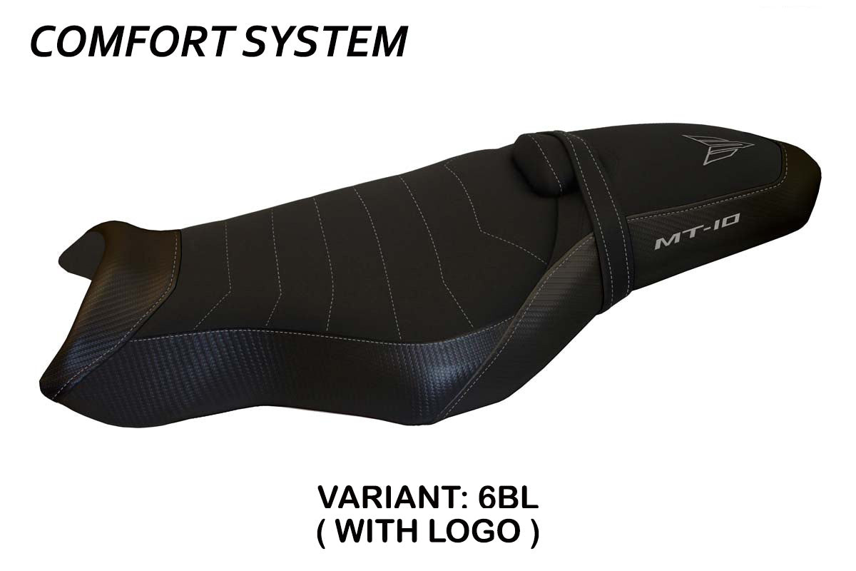 Yamaha MT-10 FZ10 2017-2025 Seat Cover Tappezzeria Italia TPZ Comfort in Black