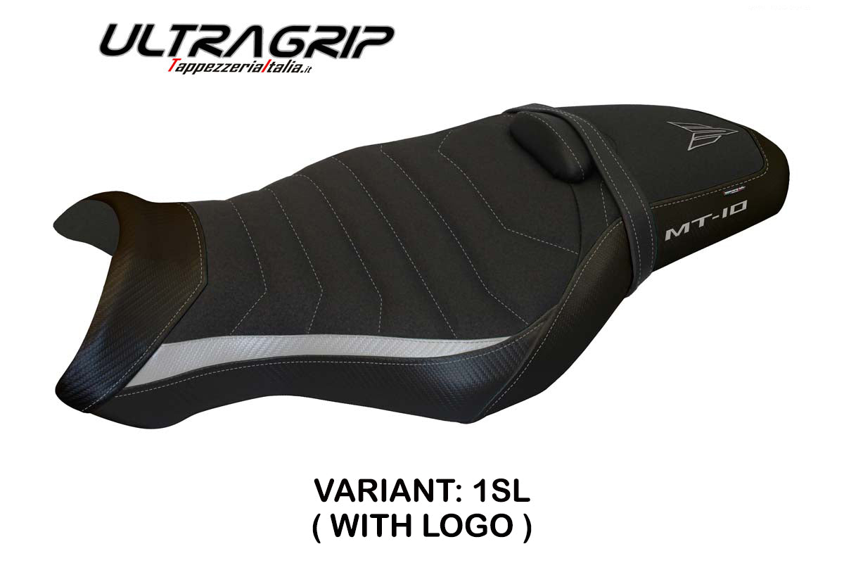 Yamaha MT-10 FZ10 2017-2025 Seat Cover Tappezzeria Italia TPZ Ultragrip in Silver