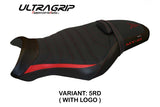 Funda de asiento Yamaha MT-10 FZ10 2017-2025 Tappezzeria Italia TPZ Ultragrip en rojo