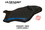 Yamaha MT-10 FZ10 2017-2025 Seat Cover Tappezzeria Italia TPZ Ultragrip in Blue and Silver