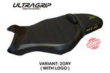 Yamaha MT-10 FZ10 2017-2025 Seat Cover Tappezzeria Italia TPZ Ultragrip in Grey and Yellow