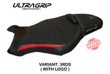 Yamaha MT-10 FZ10 2017-2025 Seat Cover Tappezzeria Italia TPZ Ultragrip in Red and Silver