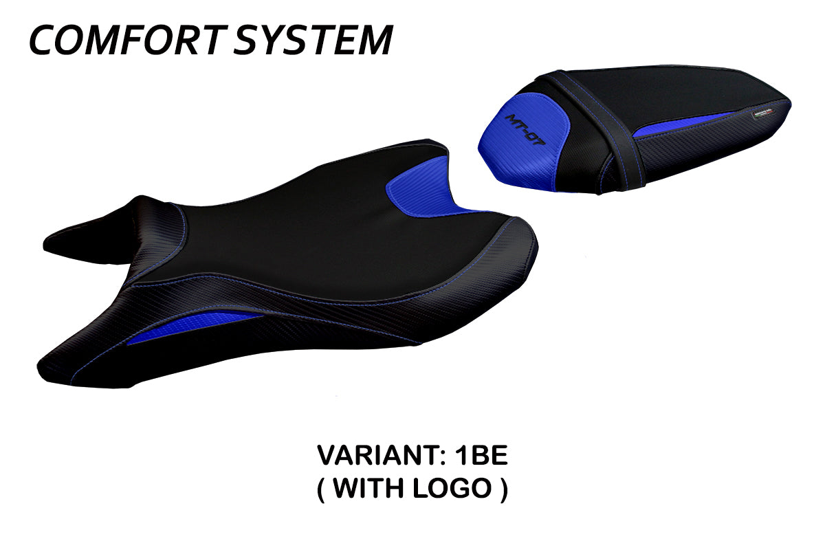 Yamaha MT-07 FZ07 2018-2024 Seat Cover Tappezzeria Italia TPZ Comfort in Blue