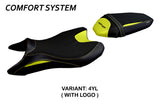 Funda de asiento Yamaha MT-07 FZ07 2018-2024 Tappezzeria Italia TPZ Comfort en amarillo