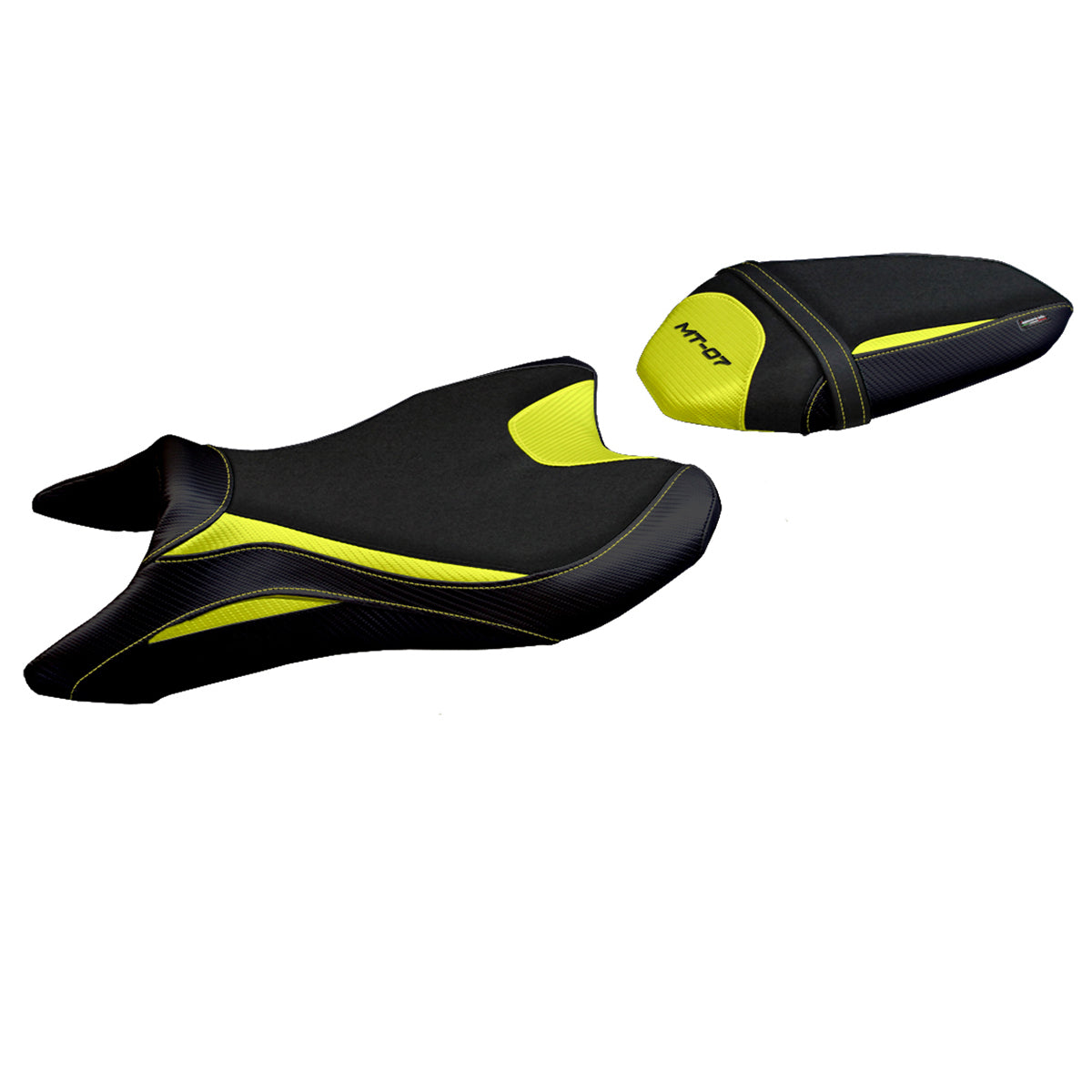 Yamaha MT-07 FZ07 2018-2024 Seat Cover Tappezzeria Italia TPZ Ultragrip in Yellow
