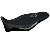 Funda de asiento Yamaha MT-09 FZ09 2021-2023 Tappezzeria Italia TPZ Comfort en plata y negro