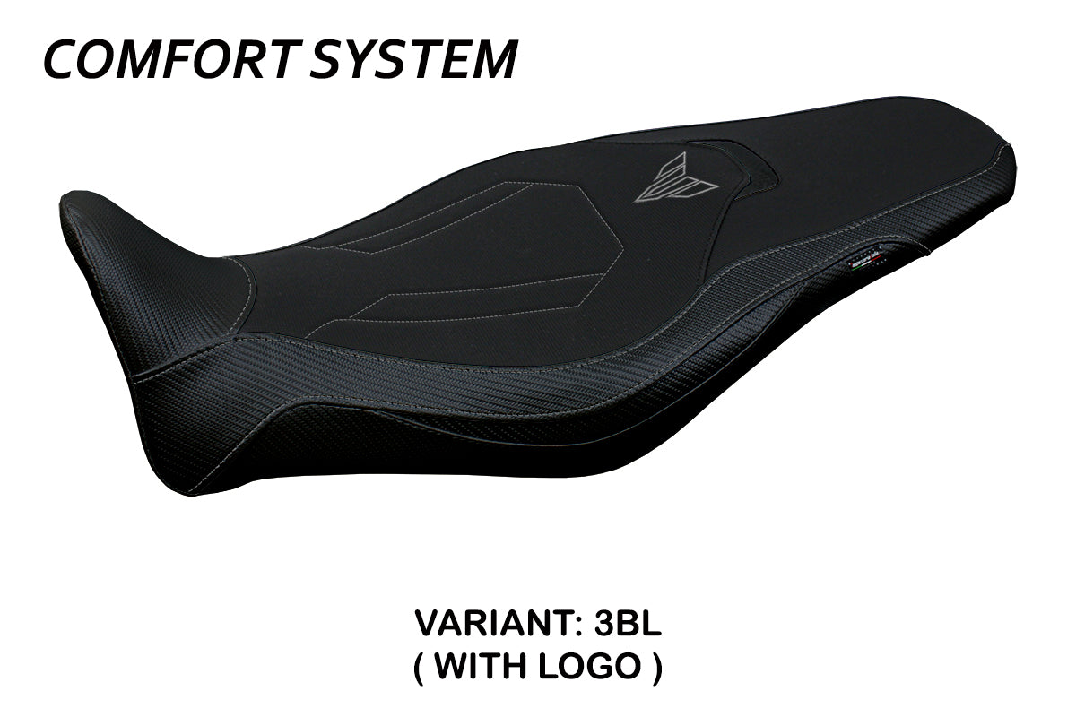 Funda de asiento Yamaha MT-09 FZ09 2021-2023 Tappezzeria Italia TPZ Comfort en negro