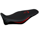 Funda de asiento Yamaha MT-09 FZ09 2021-2023 Tappezzeria Italia TPZ Comfort en rojo y negro