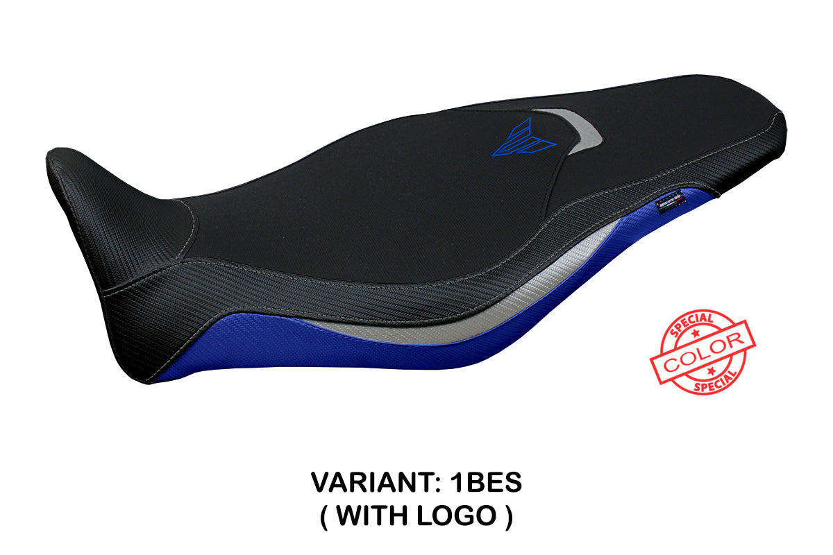Yamaha MT-09 FZ09 2021-2023 Seat Cover Tappezzeria Italia TPZ in Blue, Silver and Black