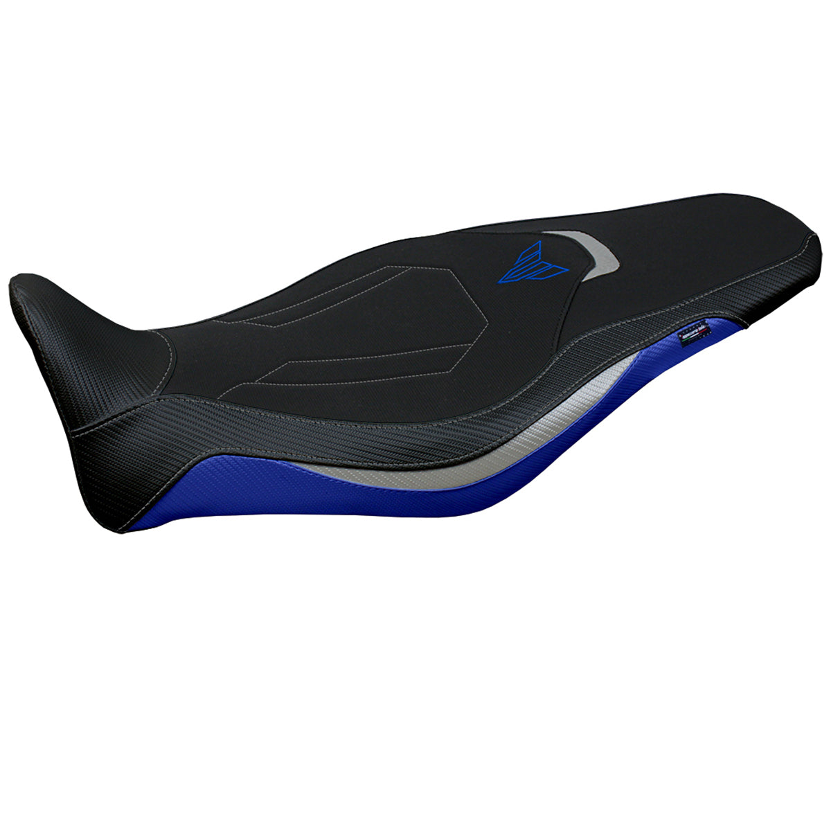 Yamaha MT-09 FZ09 2021-2023 Seat Cover Tappezzeria Italia TPZ Comfort in Blue, Silver and Black