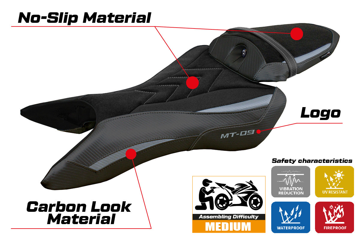 Yamaha MT-09 FZ09 2024-2025 Seat Cover Tappezzeria Italia TPZ