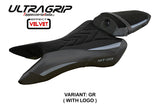 Yamaha MT-09 2024 Seat Cover Tappezzeria Ultragrip Suede Grey Black