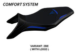 Funda de asiento Yamaha MT-09 FZ09 2013-2020 Tappezzeria Italia TPZ Comfort en azul