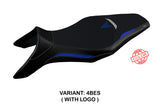 Yamaha MT-09 FZ09 2013-2020 Seat Cover Tappezzeria Italia TPZ in Blue and Silver