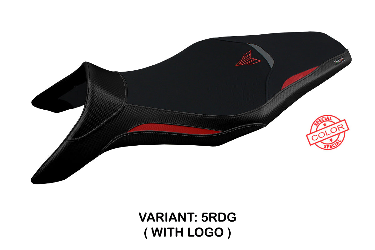 Yamaha MT-09 FZ09 2013-2020 Seat Cover Tappezzeria Italia TPZ in Red and Grey
