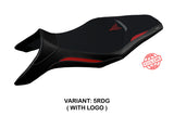 Yamaha MT-09 FZ09 2013-2020 Seat Cover Tappezzeria Italia TPZ in Red and Grey
