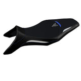 Funda de asiento Yamaha MT-09 FZ09 2013-2020 Tappezzeria Italia TPZ Comfort en blanco y azul
