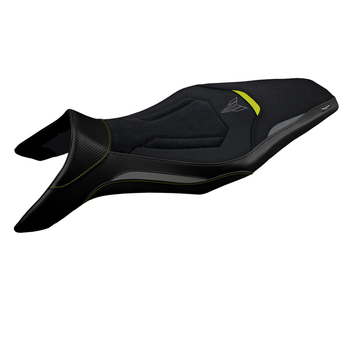 Yamaha MT-09 FZ09 2013-2020 Seat Cover Tappezzeria Italia TPZ Ultragrip in Grey and Yellow