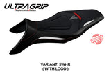Yamaha MT-09 FZ09 2013-2020 Seat Cover Tappezzeria Italia TPZ Ultragrip in White and Red