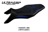 Funda de asiento Yamaha MT-09 FZ09 2013-2020 Tappezzeria Italia TPZ Ultragrip en azul