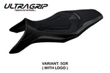 Funda de asiento Yamaha MT-09 FZ09 2013-2020 Tappezzeria Italia TPZ Ultragrip en gris