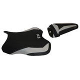 Yamaha YZF R1 2015-2025 Seat Cover Tappezzeria Italia TPZ in Silver and Black