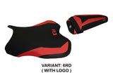 Yamaha YZF R1 2015-2025 Seat Cover Tappezzeria Italia TPZ in Red and Black