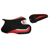 Yamaha YZF R1 2015-2025 Seat Cover Tappezzeria Italia TPZ in Red and White