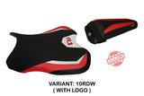 Yamaha YZF R1 2015-2025 Seat Cover Tappezzeria Italia TPZ in Red and White
