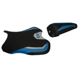 Yamaha YZF R1 2015-2025 Seat Cover Tappezzeria Italia TPZ in Blue and Silver