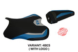 Yamaha YZF R1 2015-2025 Seat Cover Tappezzeria Italia TPZ in Blue and Silver