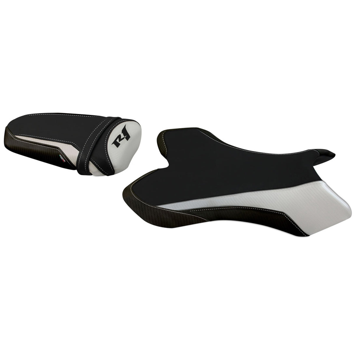 Yamaha YZF R1 2004-2006 Seat Cover Tappezzeria Italia TPZ in White and Black