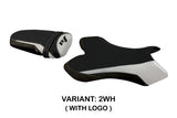 Yamaha YZF R1 2004-2006 Seat Cover Tappezzeria Italia TPZ in White and Black