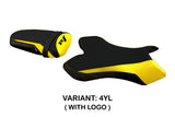 Yamaha YZF R1 2004-2006 Seat Cover Tappezzeria Italia TPZ in Yellow and Black