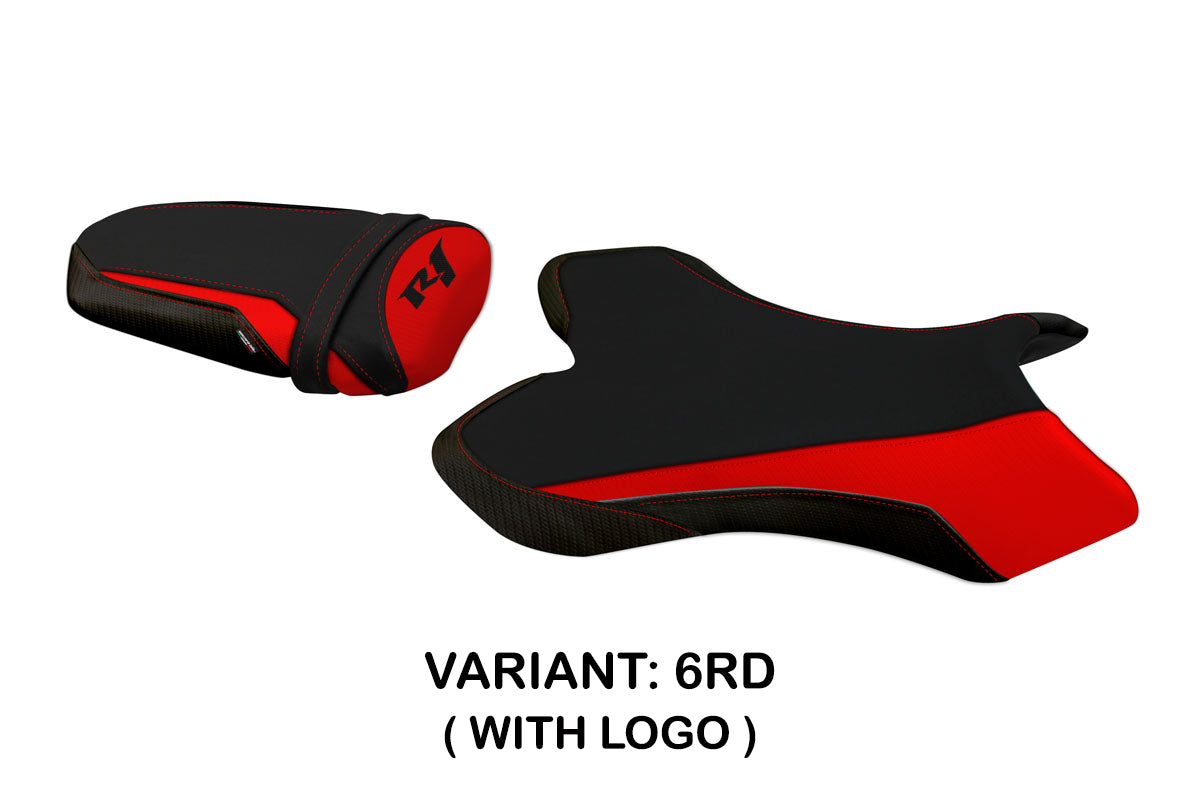 Yamaha YZF R1 2004-2006 Seat Cover Tappezzeria Italia TPZ in Red and Black