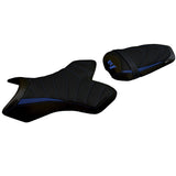 Yamaha YZF R1 2004-2006 Seat Cover Tappezzeria Italia TPZ Ultragrip in Blue and Black