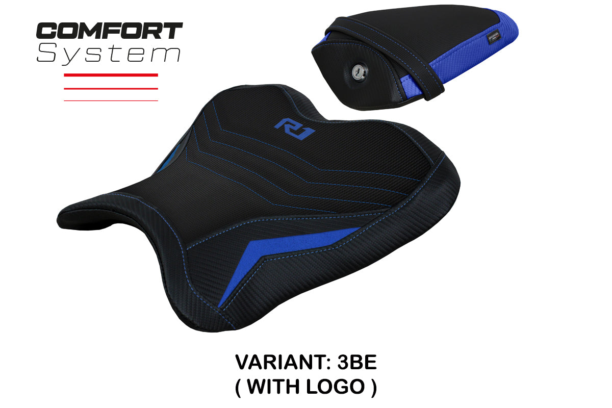 Yamaha YZF R1 2015-2025 Seat Cover Tappezzeria Italia TPZ Comfort in Blue