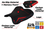 Funda de asiento Yamaha YZF R1 2015-2025 Tappezzeria Italia TPZ Comfort en rojo
